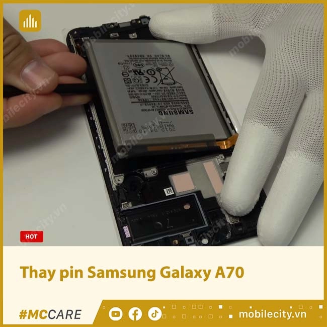 Thay pin Samsung Galaxy A70