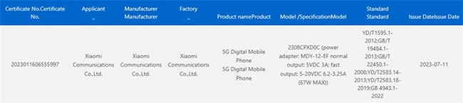 Xiaomi MIX Fold 3 được phát hiện trên trang chứng nhận 3C
