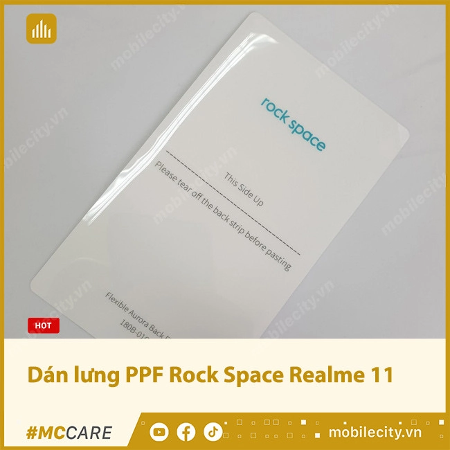 Dán lưng PPF Rock Space Realme 11