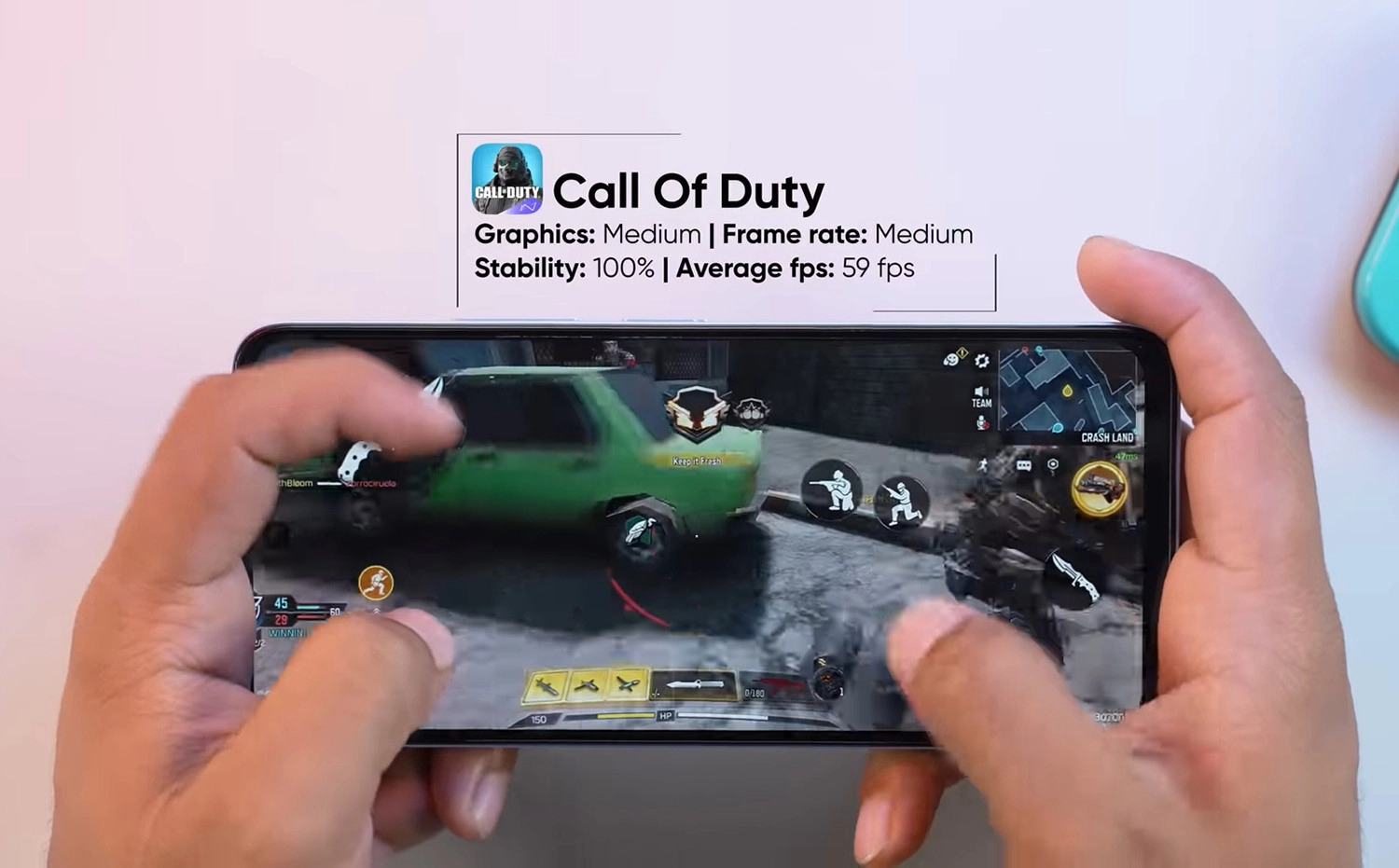 Test game Call of Duty Mobile