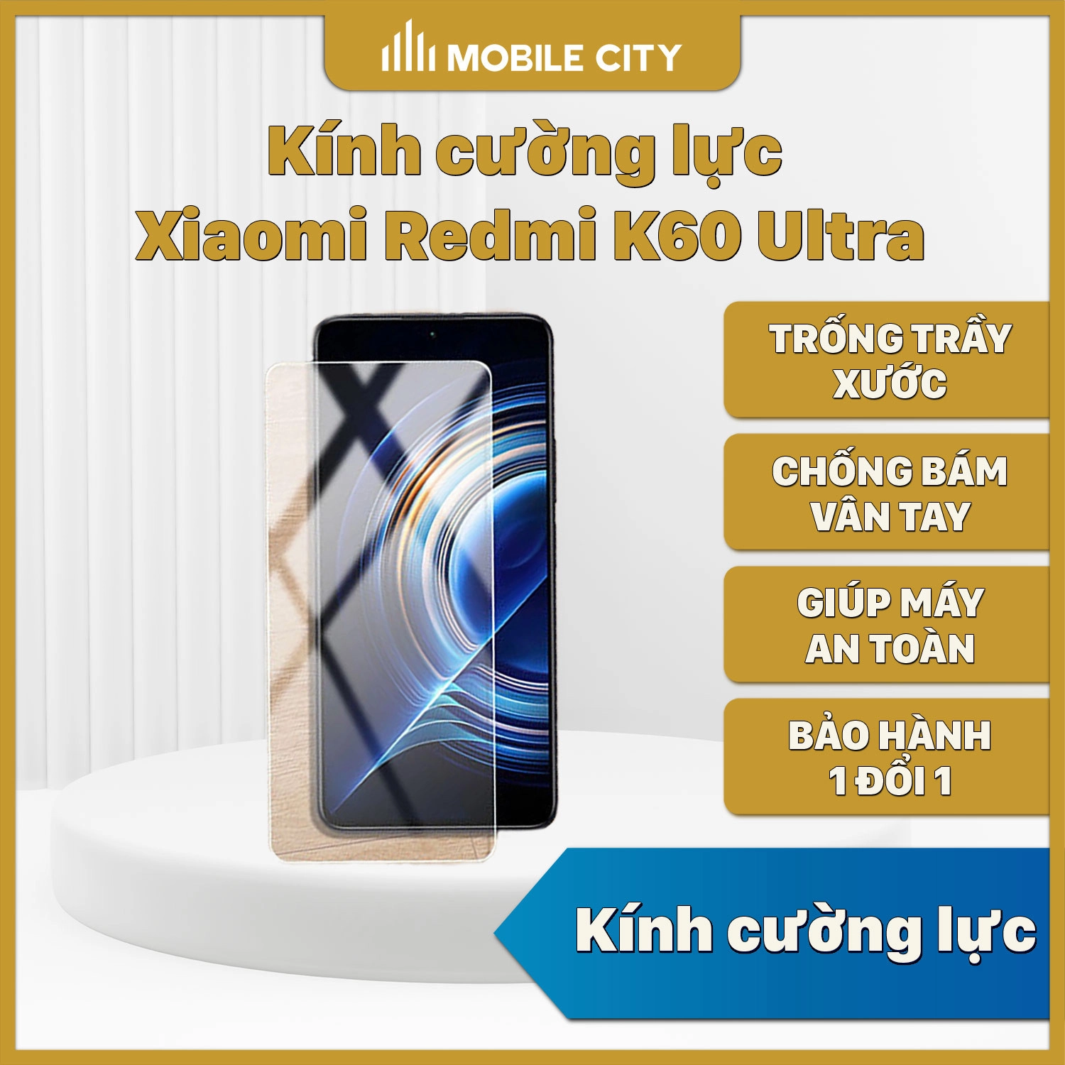 Kính cường lực Xiaomi Redmi K60 Ultra