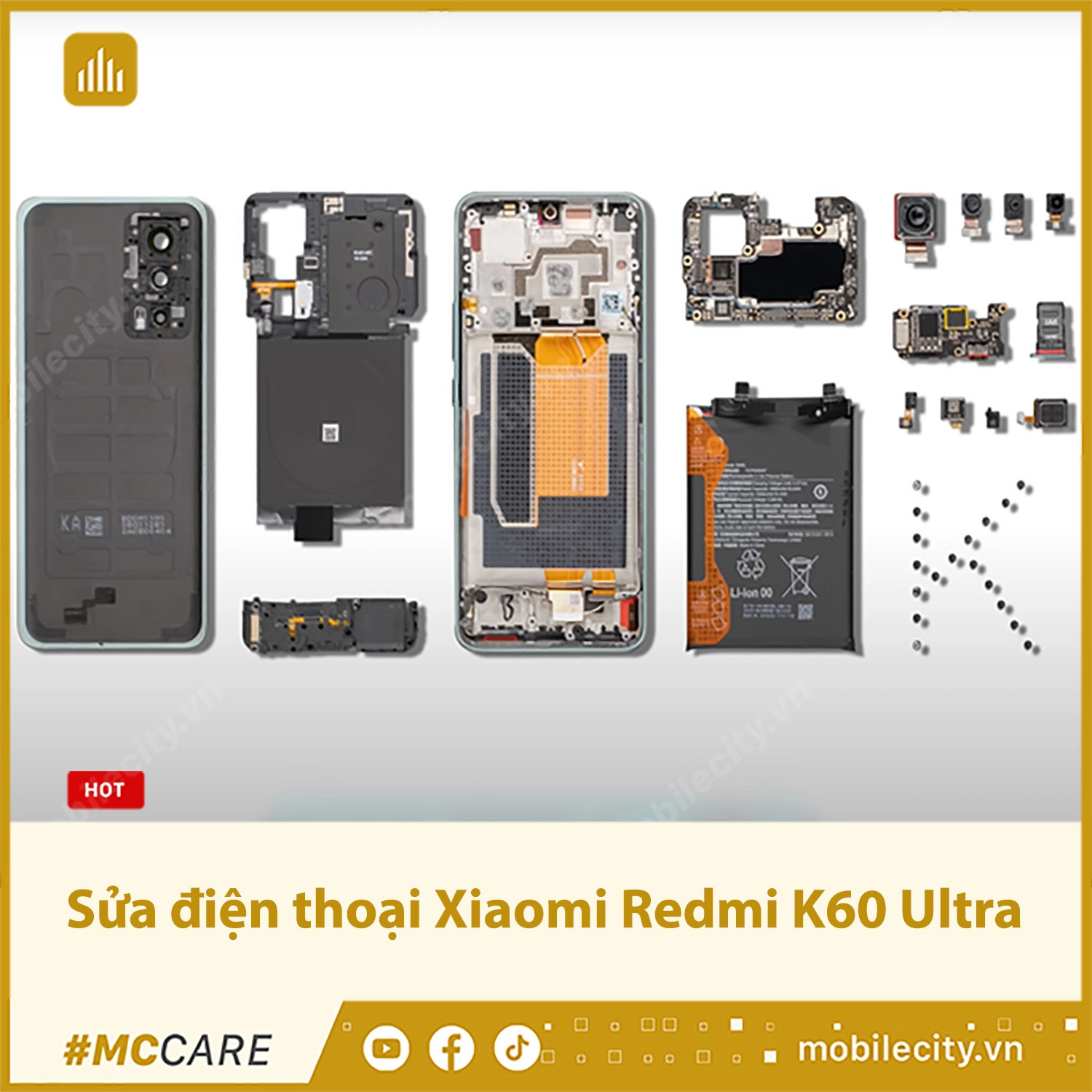 Sửa điện thoại Xiaomi Redmi K60 Ultra