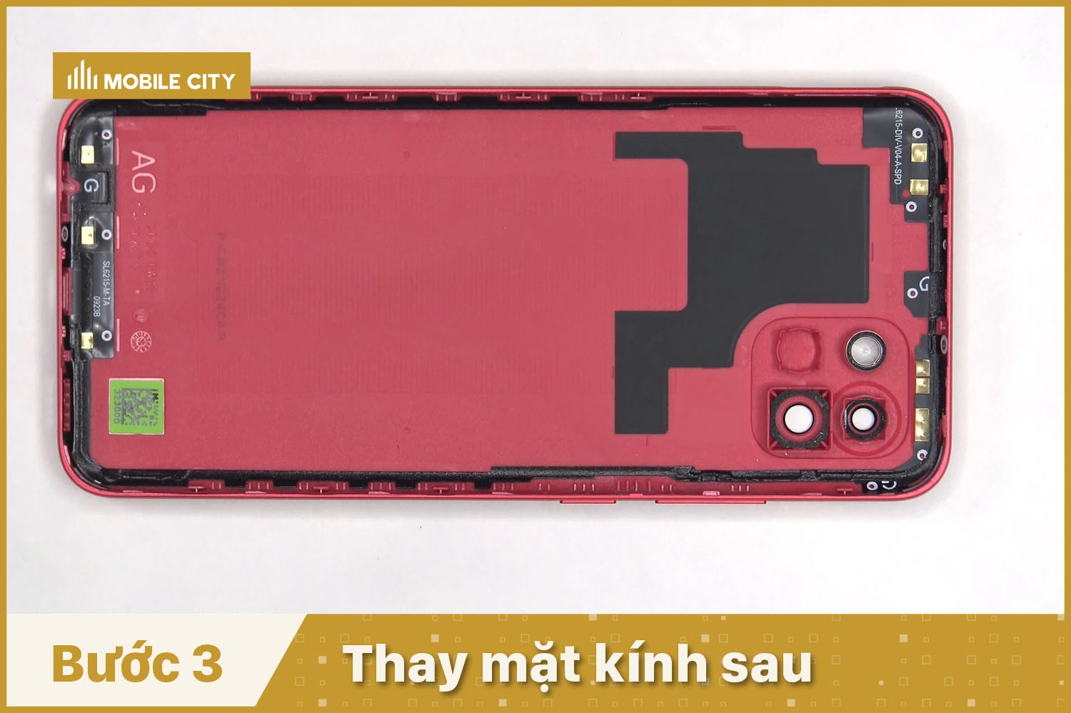 Thay mặt kính sau cho Galaxy A03