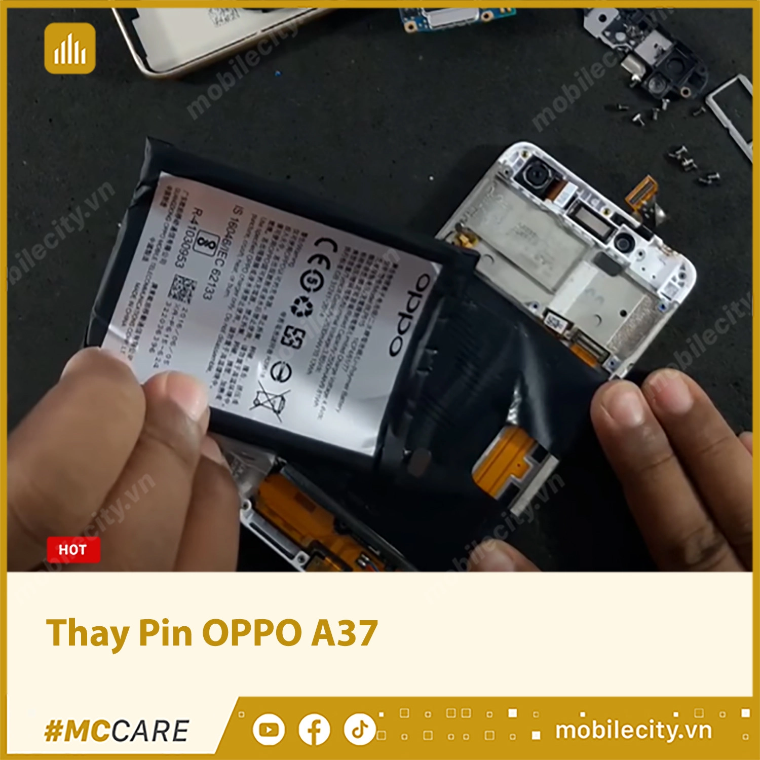 Thay Pin OPPO A37