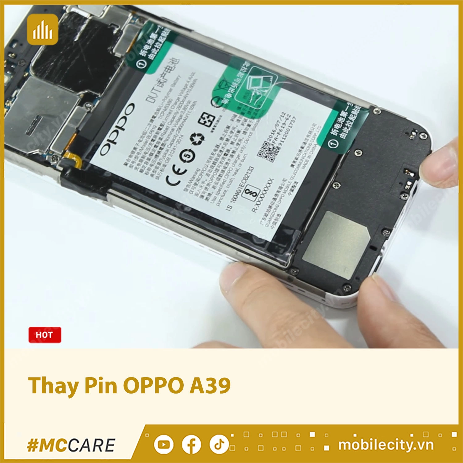 Thay Pin OPPO A39