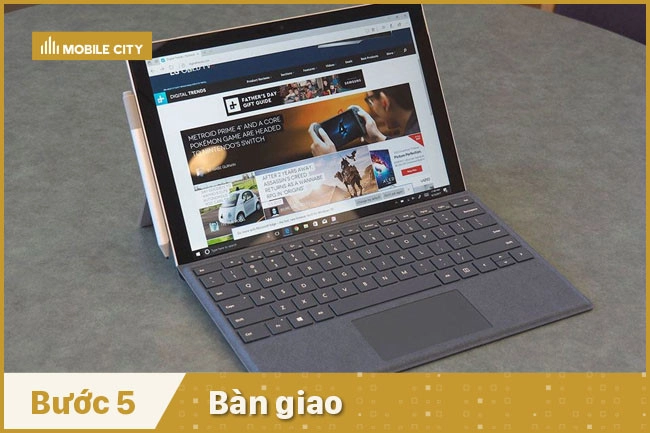 Bàn giao Surface Pro 5