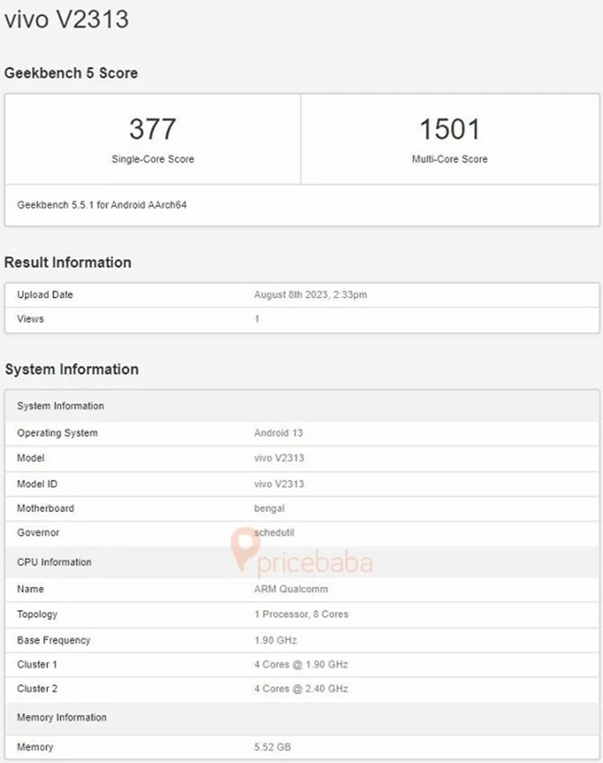 vivo-y22t-xuat-hien-tren-geekbench-danh-sach-geekbench