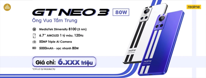 Realme GT Neo 3 (Dimensity 8100)