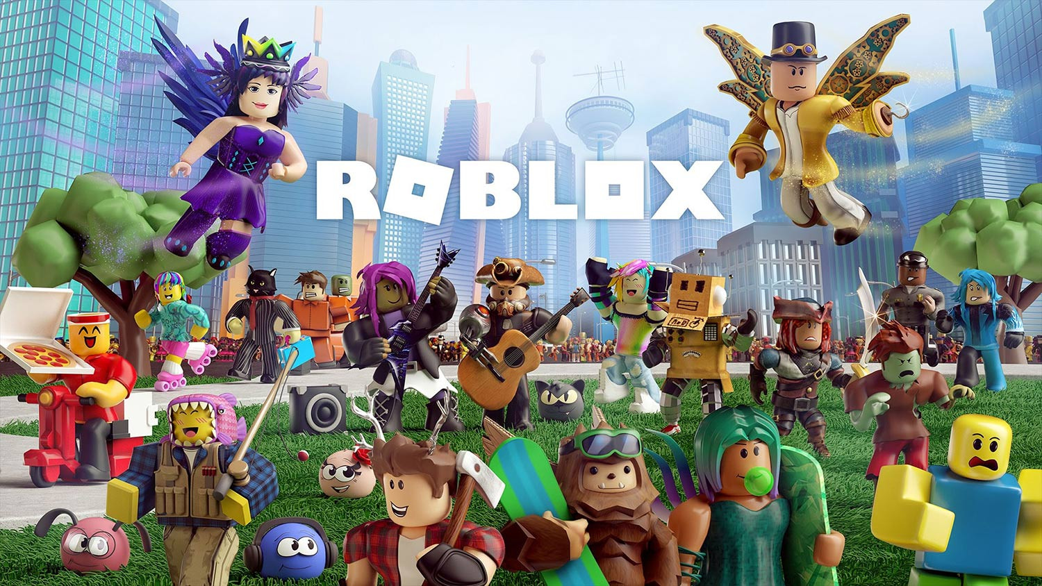 Hình nền Roblox nhiều nhân vật