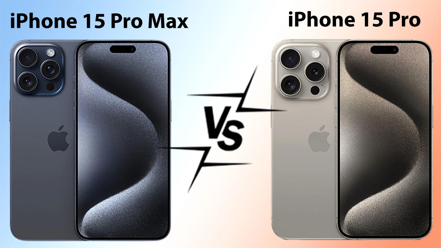 So Sánh Iphone 15 Pro Max Vs Iphone 15 Pro To Hơn Thì Tốt Hơn