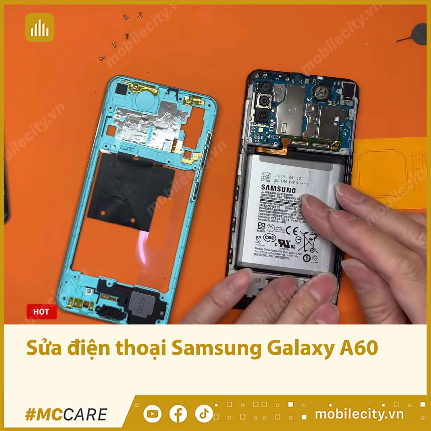 Sửa điện thoại Samsung Galaxy A60