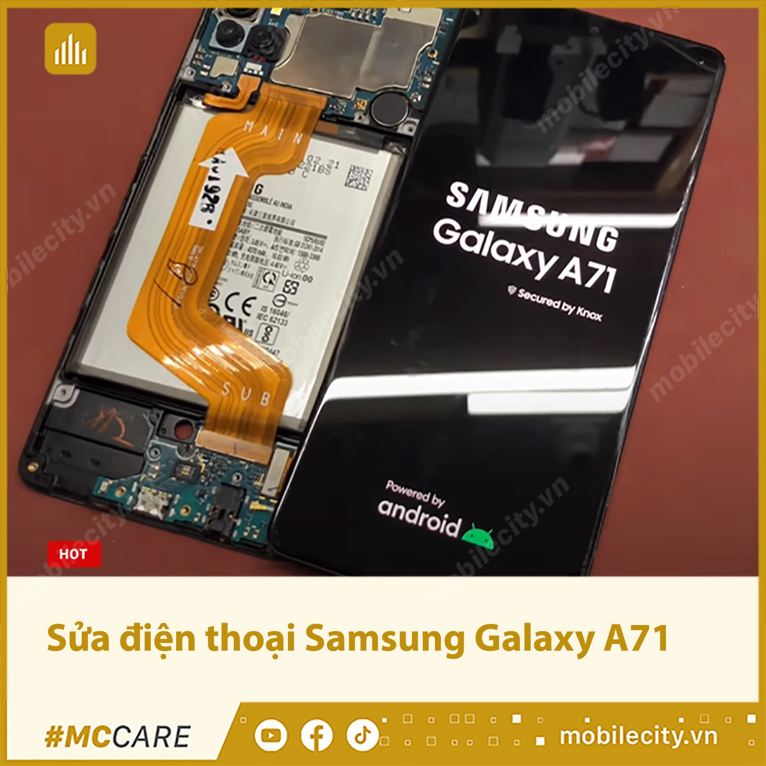 Sửa điện thoại Samsung Galaxy A71