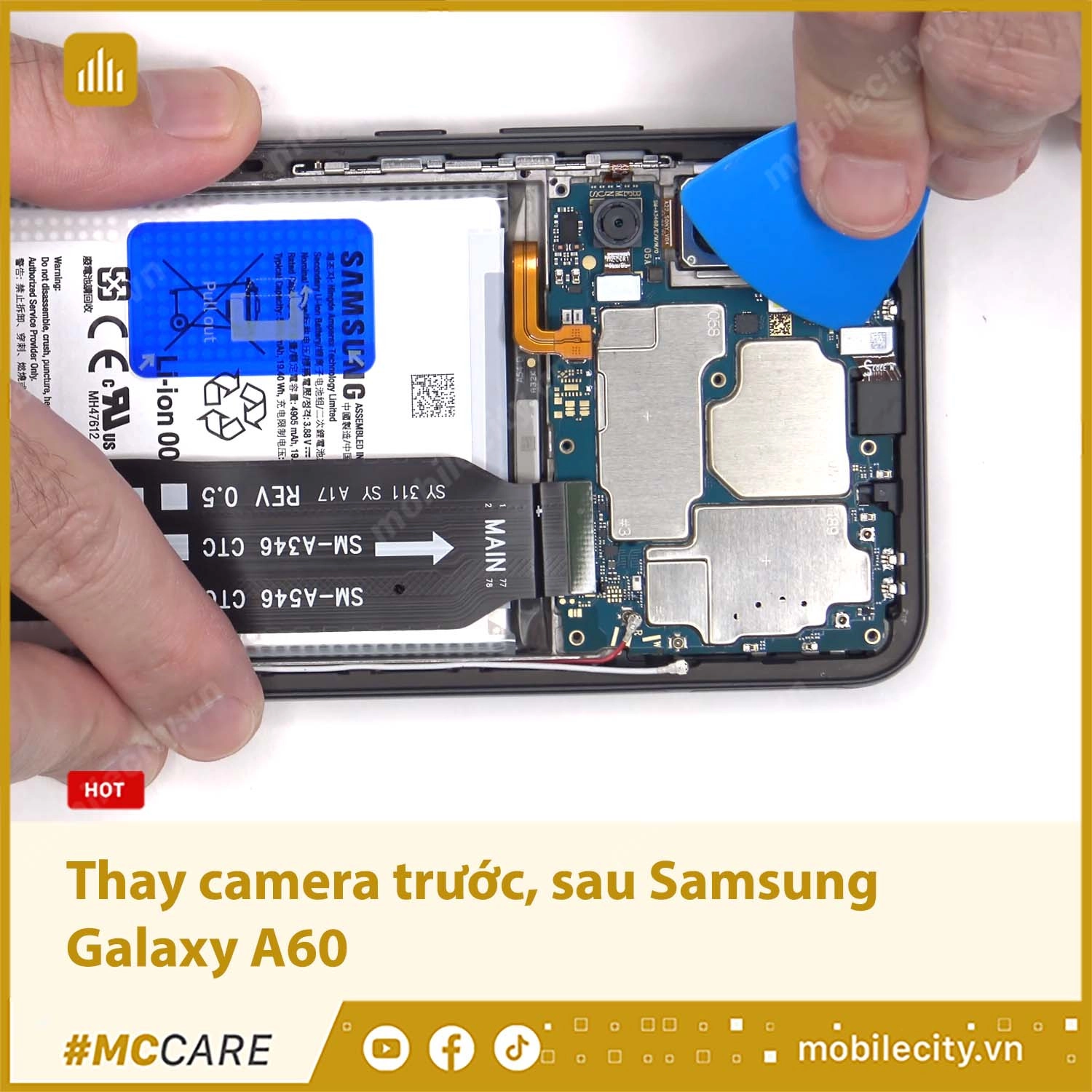 Thay Camera trước, sau Samsung Galaxy A60