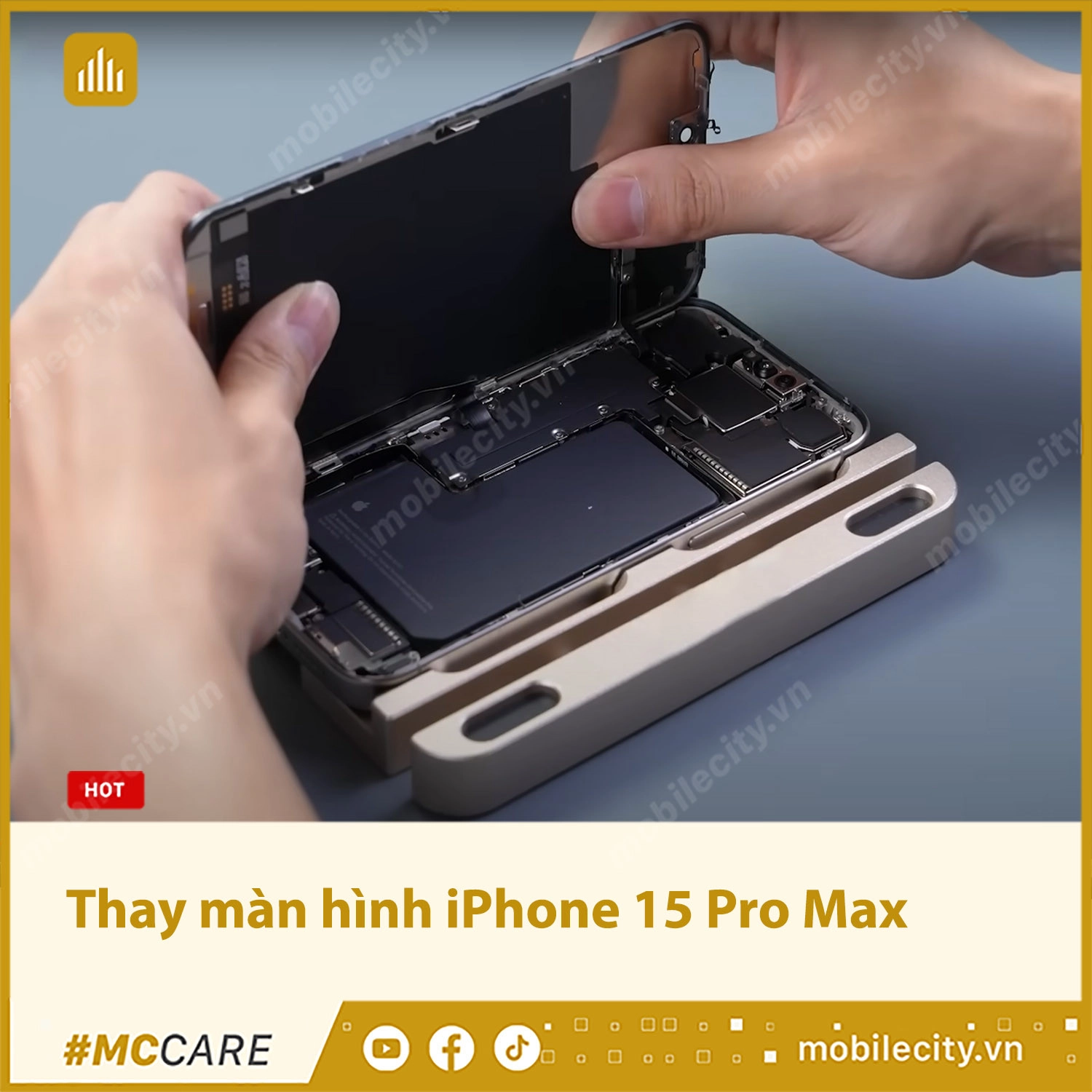 Thay màn hình iPhone 15 Pro Max - Chính hãng