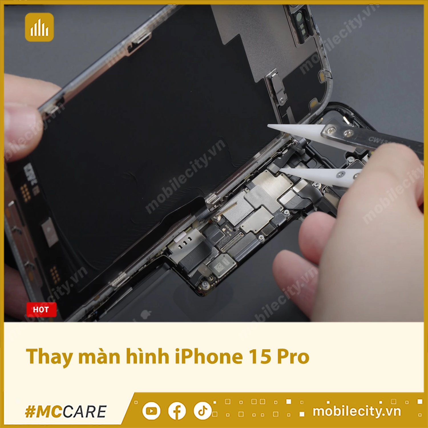 Thay màn hình iPhone 15 Pro - Chính hãng