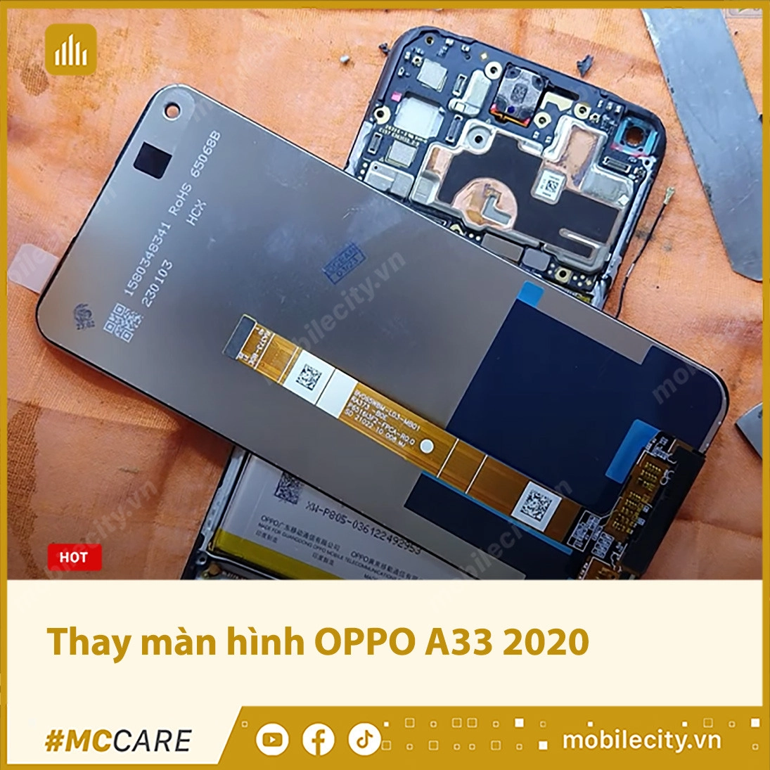 Thay màn hình OPPO A33 2020