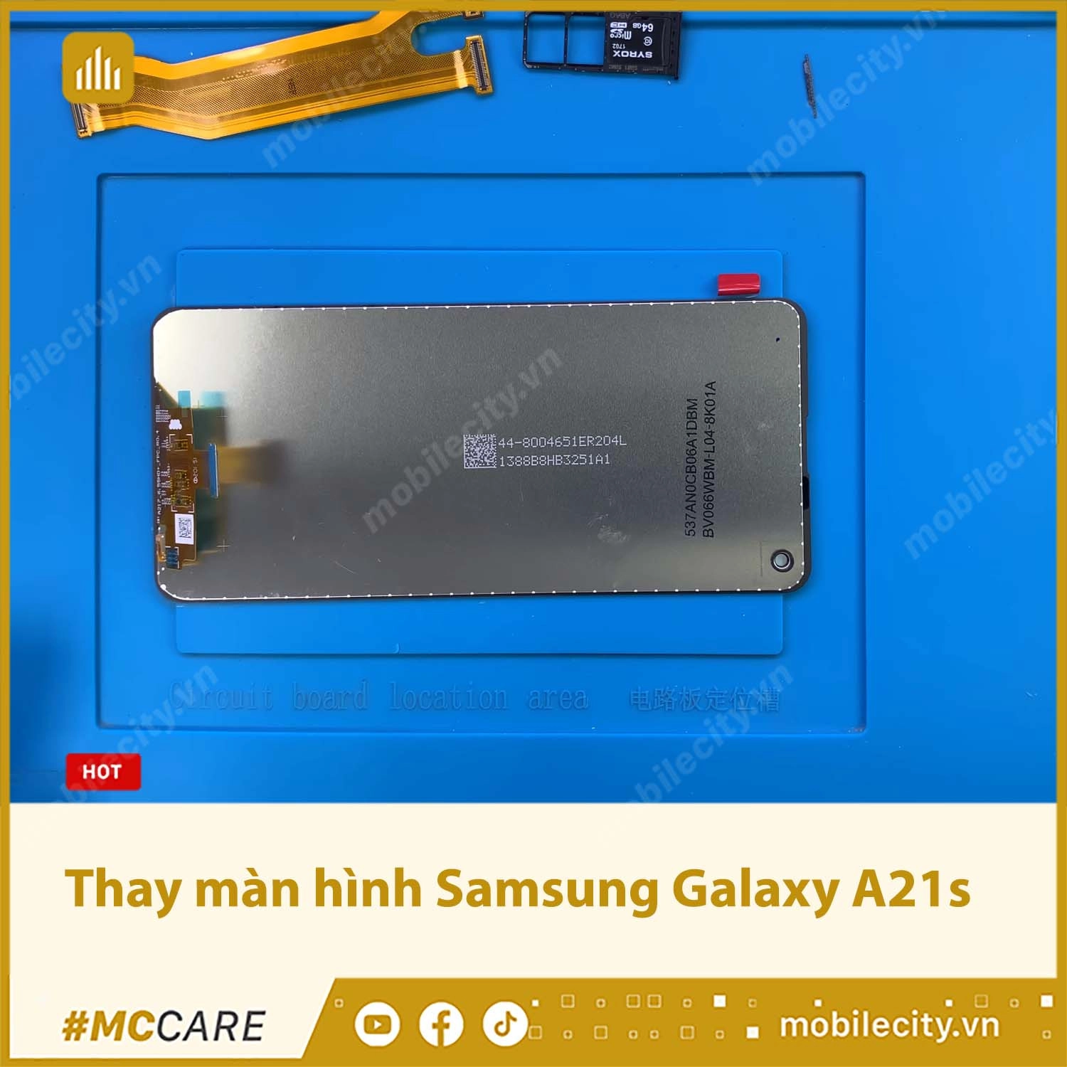 Thay màn hình Samsung Galaxy A21s