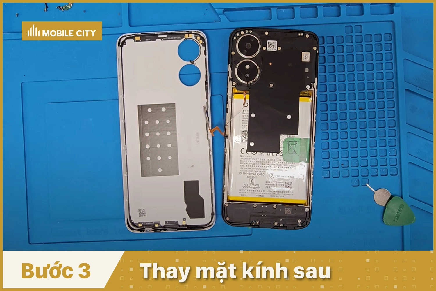 Thay mặt kính sau