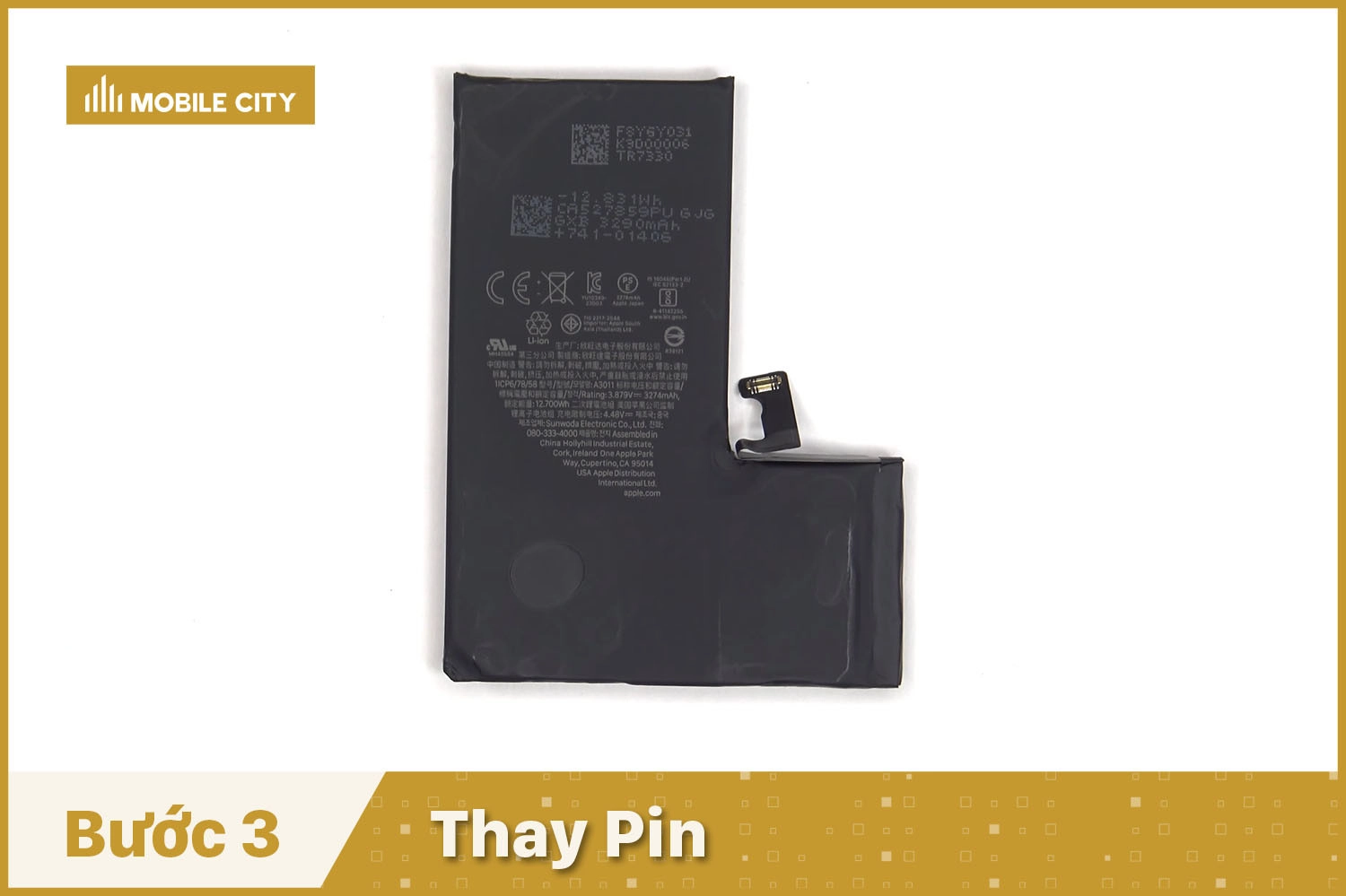Thay Pin cho iPhone 15 Pro