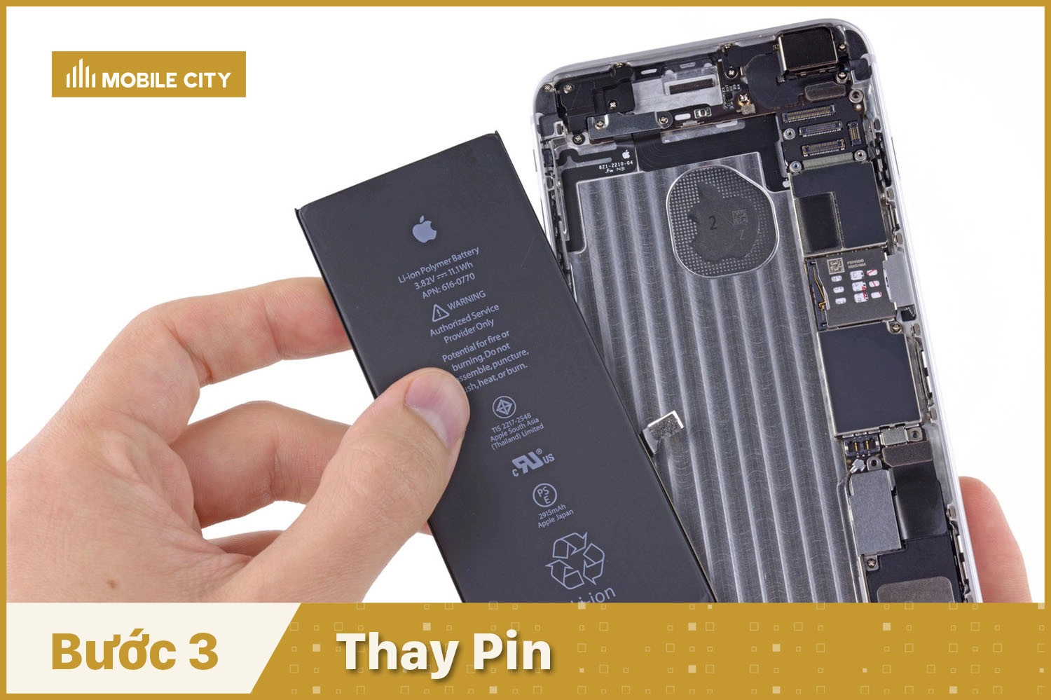 Thay Pin Pisen iPhone
