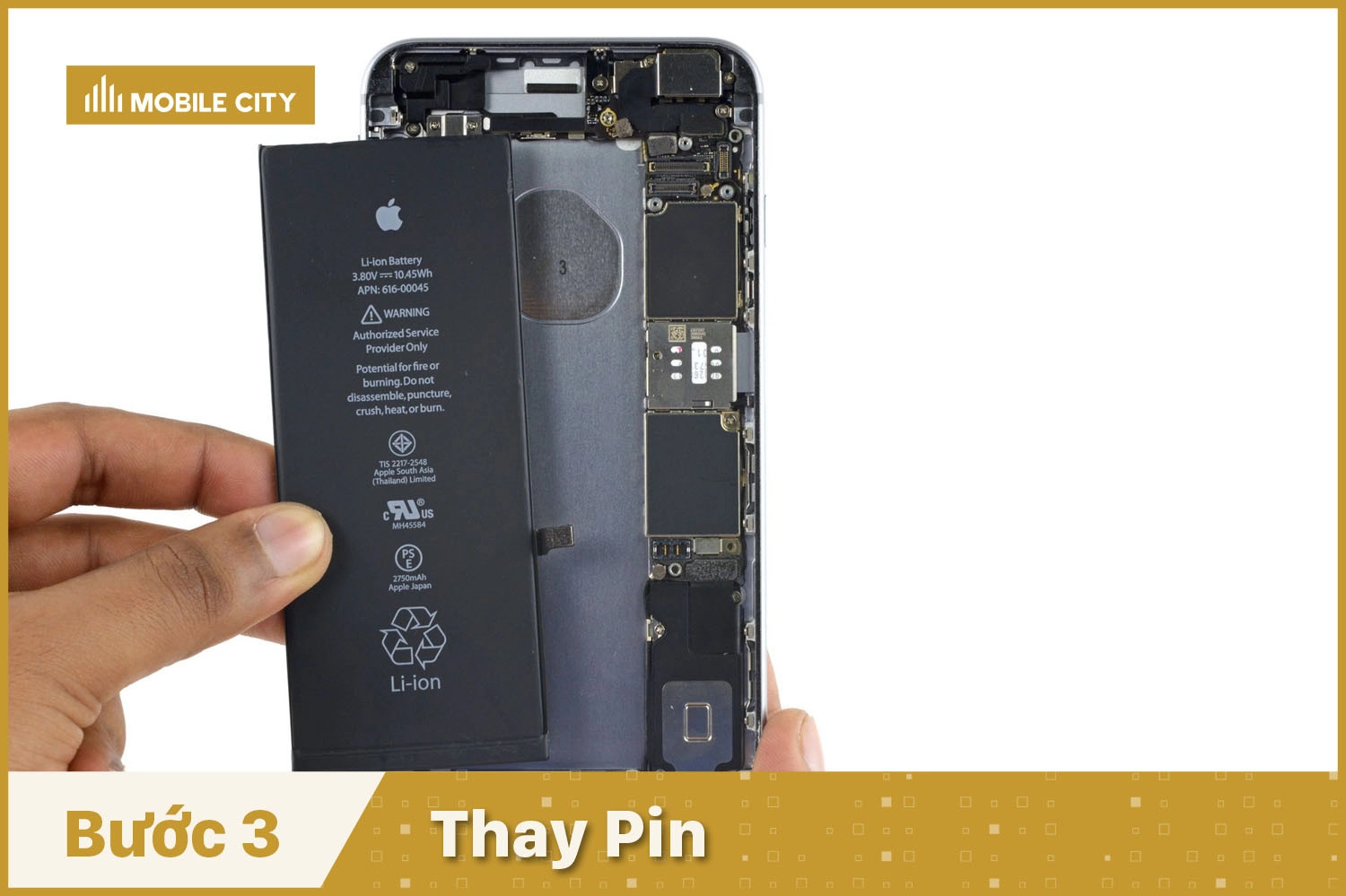 Thay Pin Pisen cho iPhone