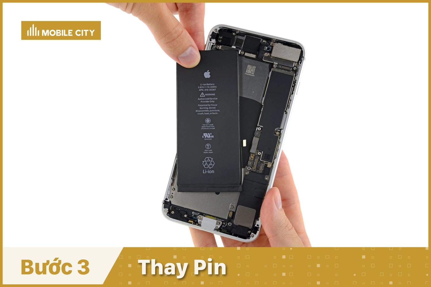 Thay Pin cho iPhone 8 Plus