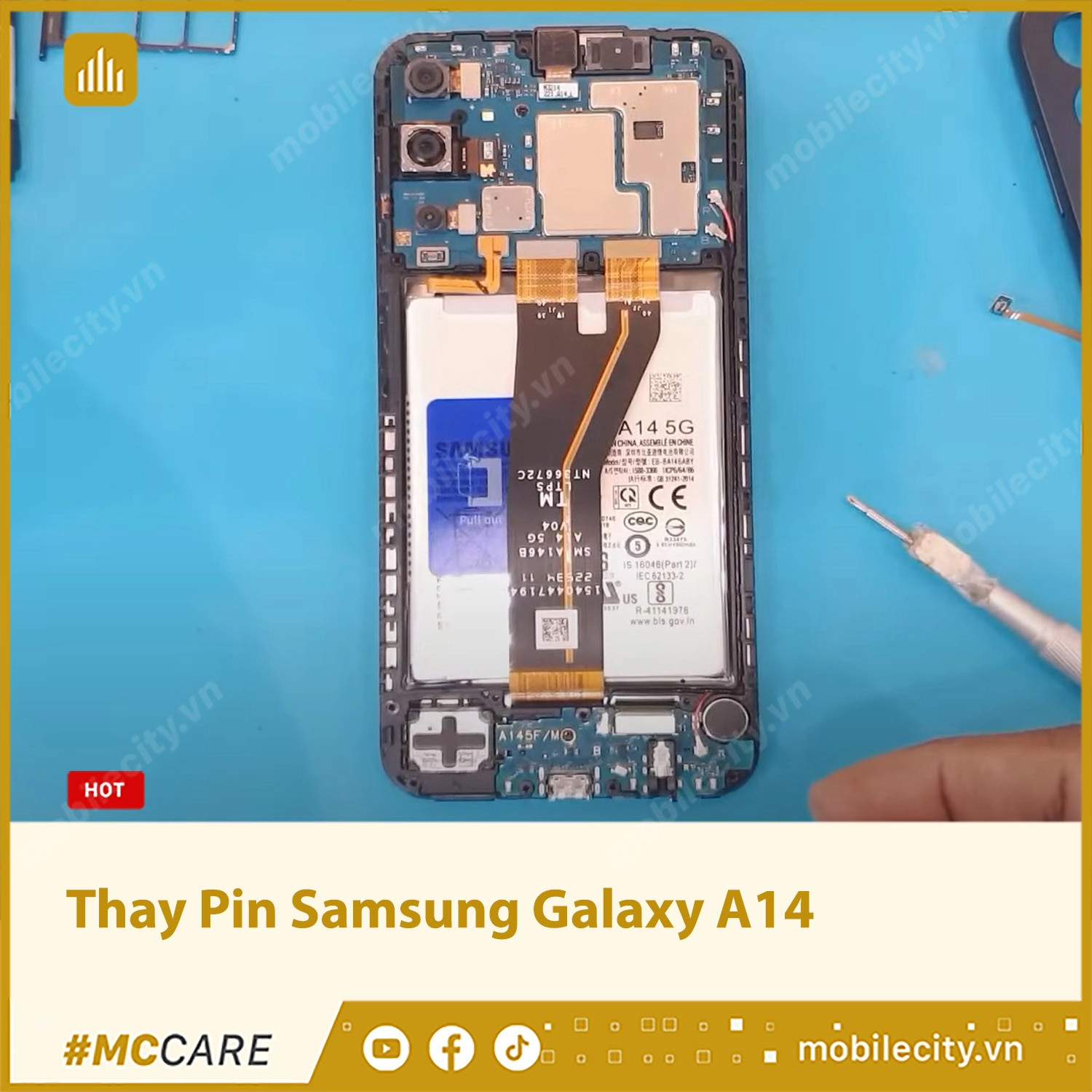 Thay Pin Samsung Galaxy A14