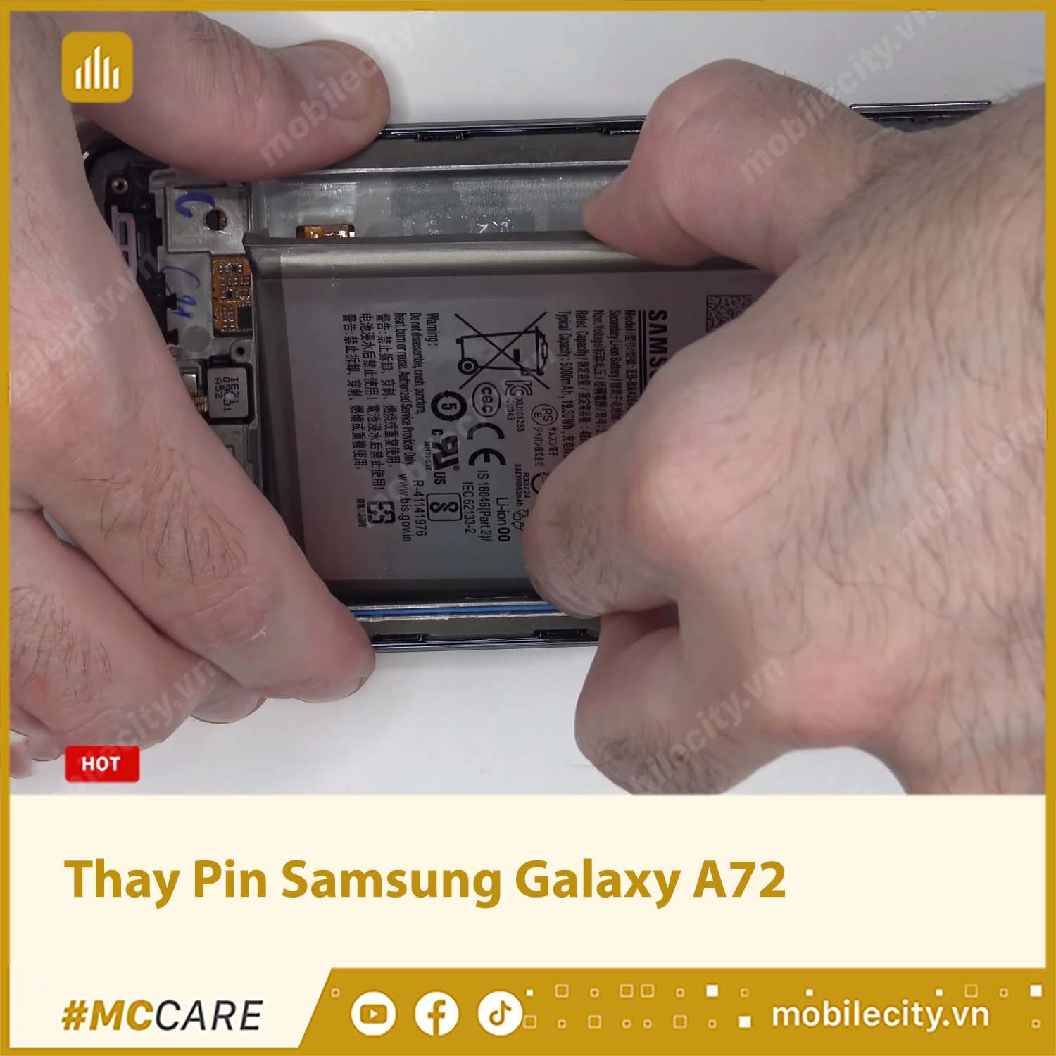 Thay Pin Samsung Galaxy A72