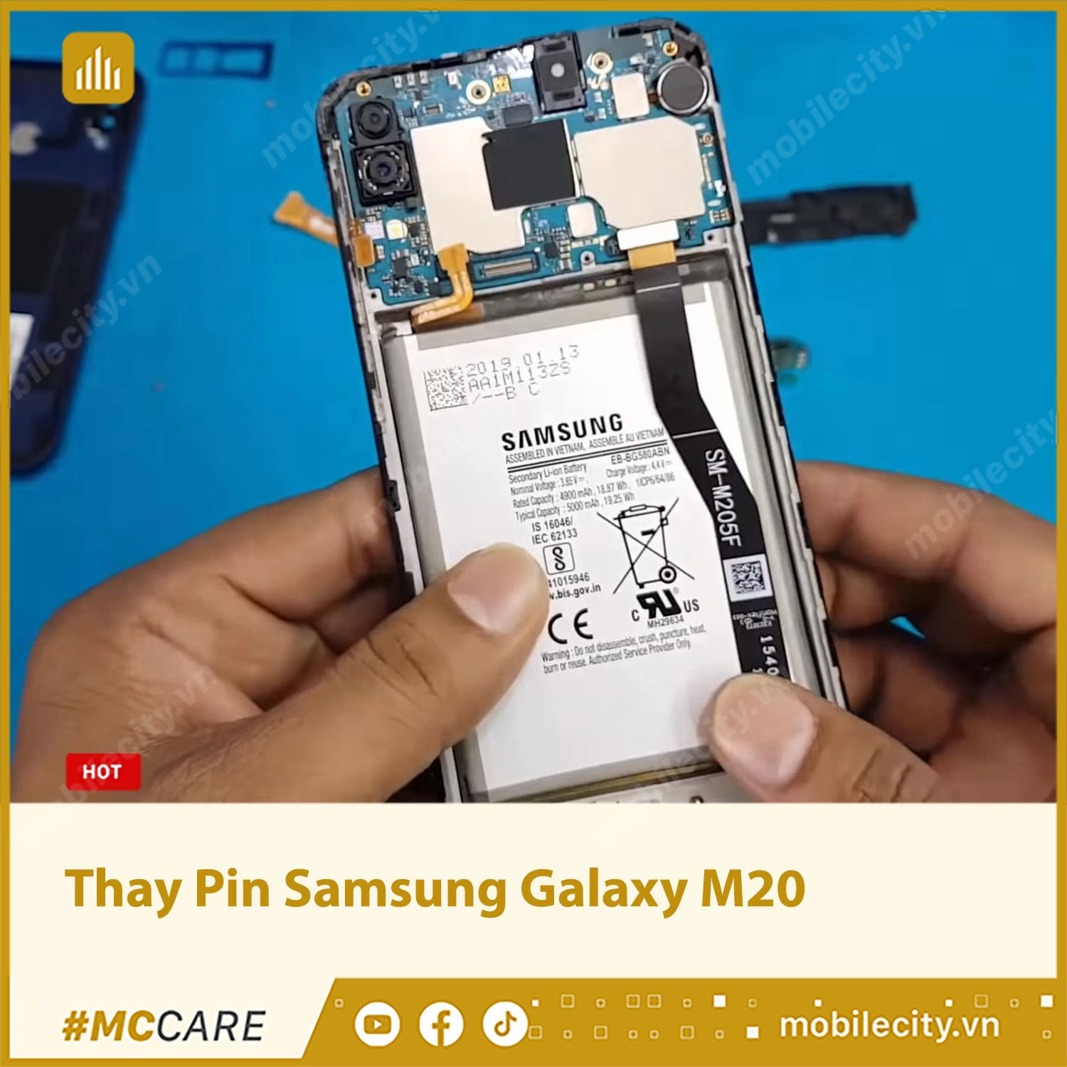 Thay Pin Samsung Galaxy M20