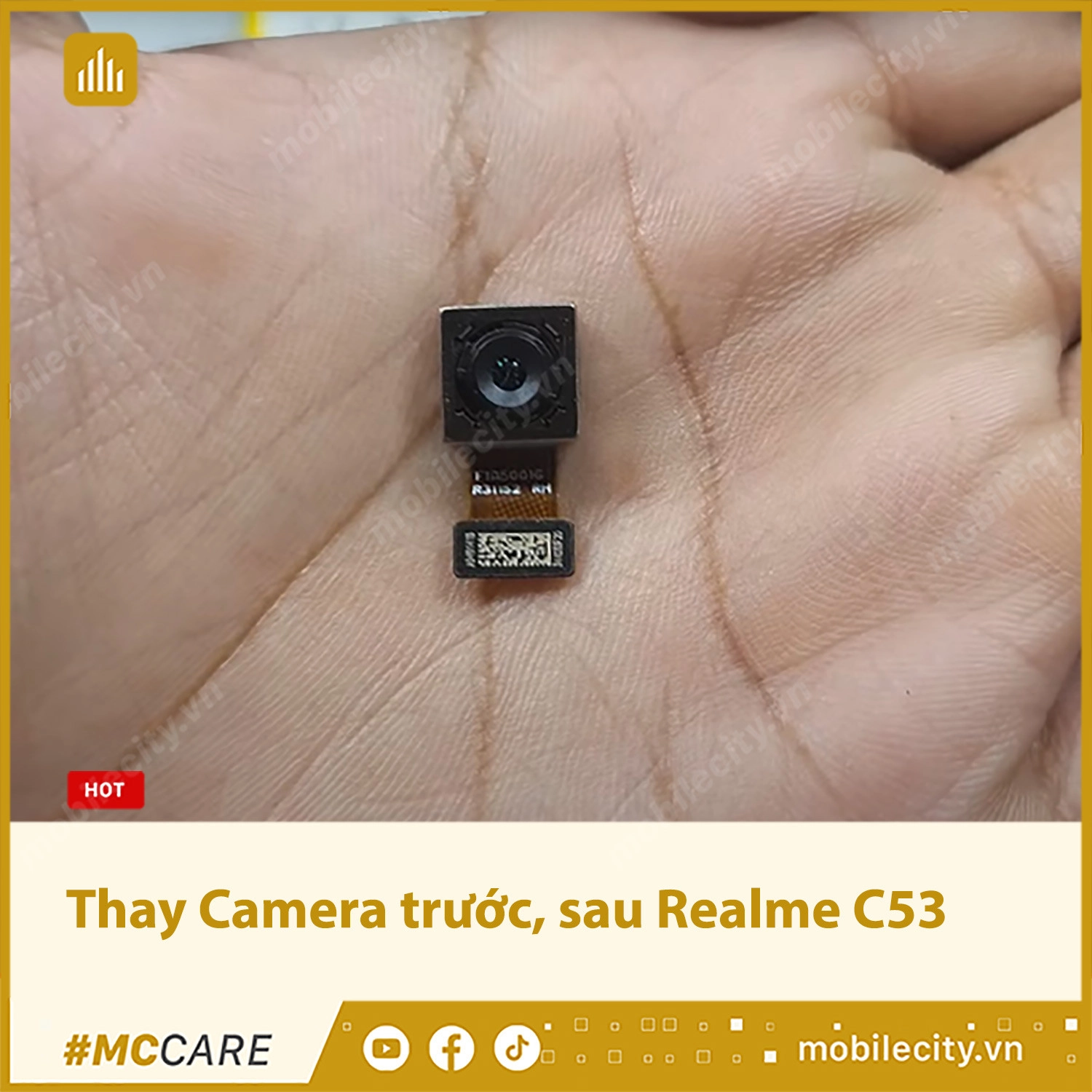 Bảng giá thay Camera Realme C53 Chính hãng, Giá rẻ tại Hà Nội, Đà Nẵng, Tp.HCM