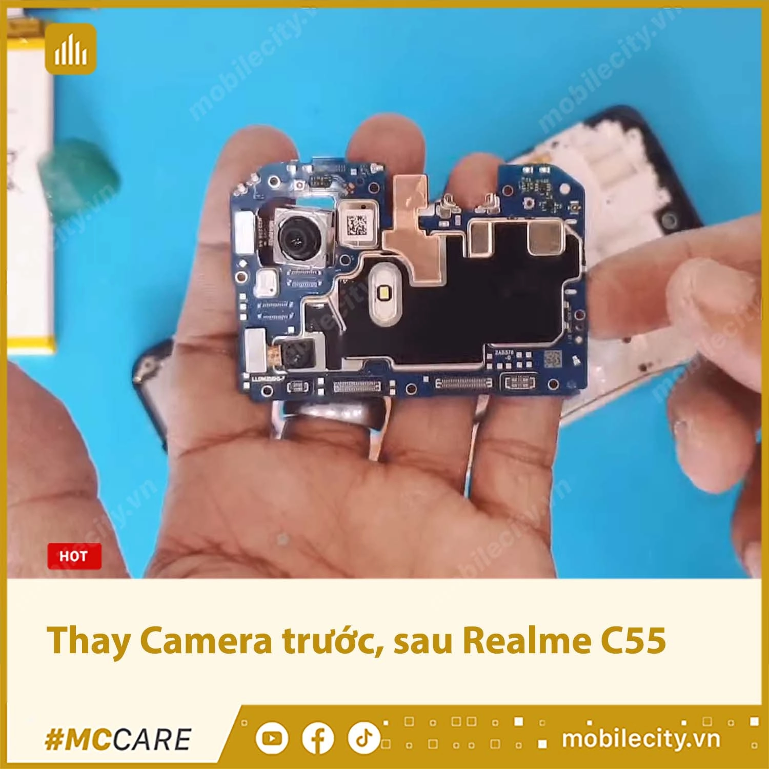 Bảng giá thay Camera Realme C55 Chính hãng