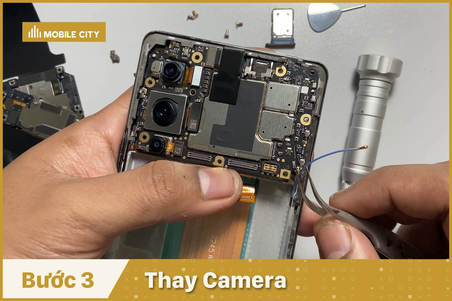 Thay Camera trước, sau Vivo V27