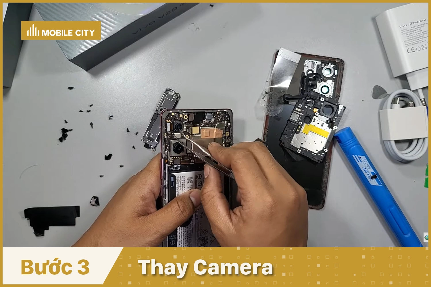 Thay camera trước, sau cho điện thoại