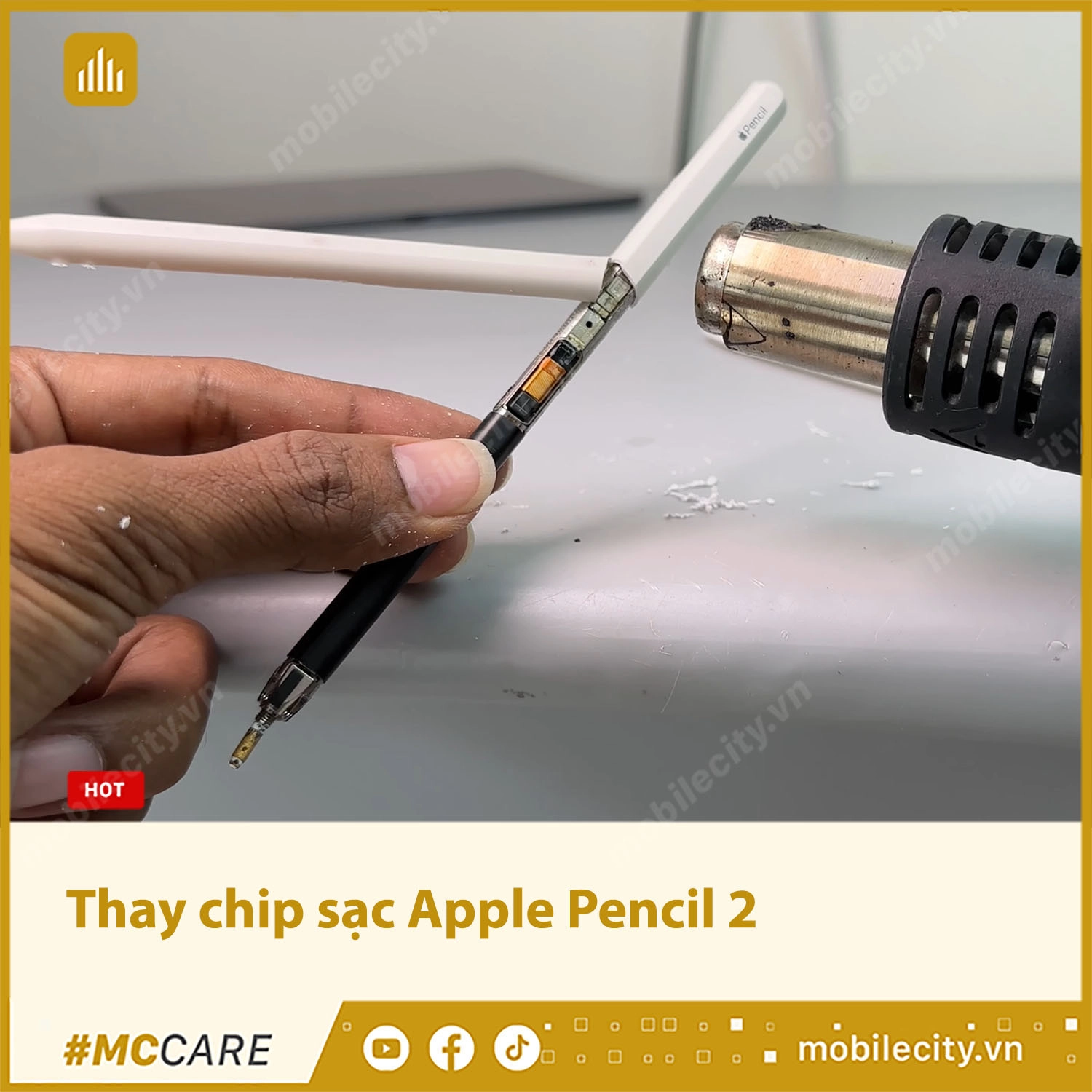 Thay chip sạc Apple Pencil 2