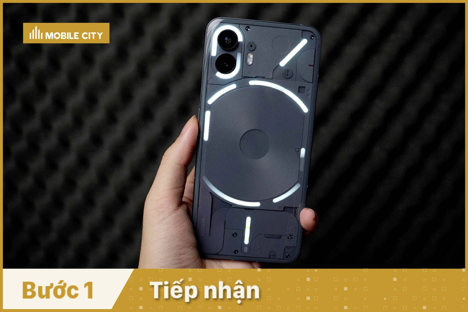 Tiếp nhận máy từ khách hàng