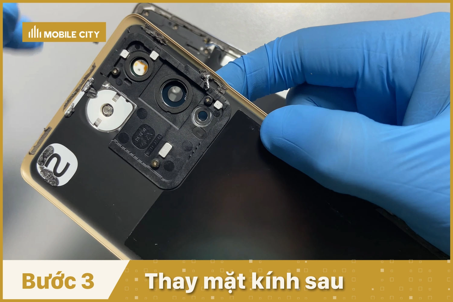 Thay mặt kính sau điện thoại