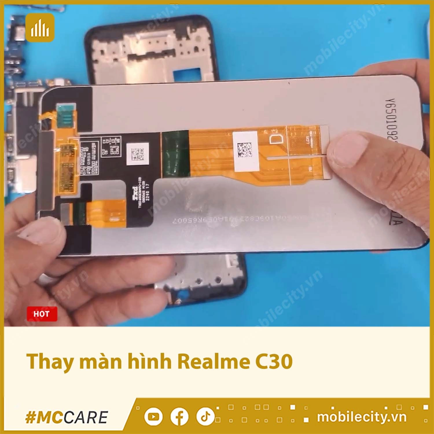 Thay màn hình Realme C30