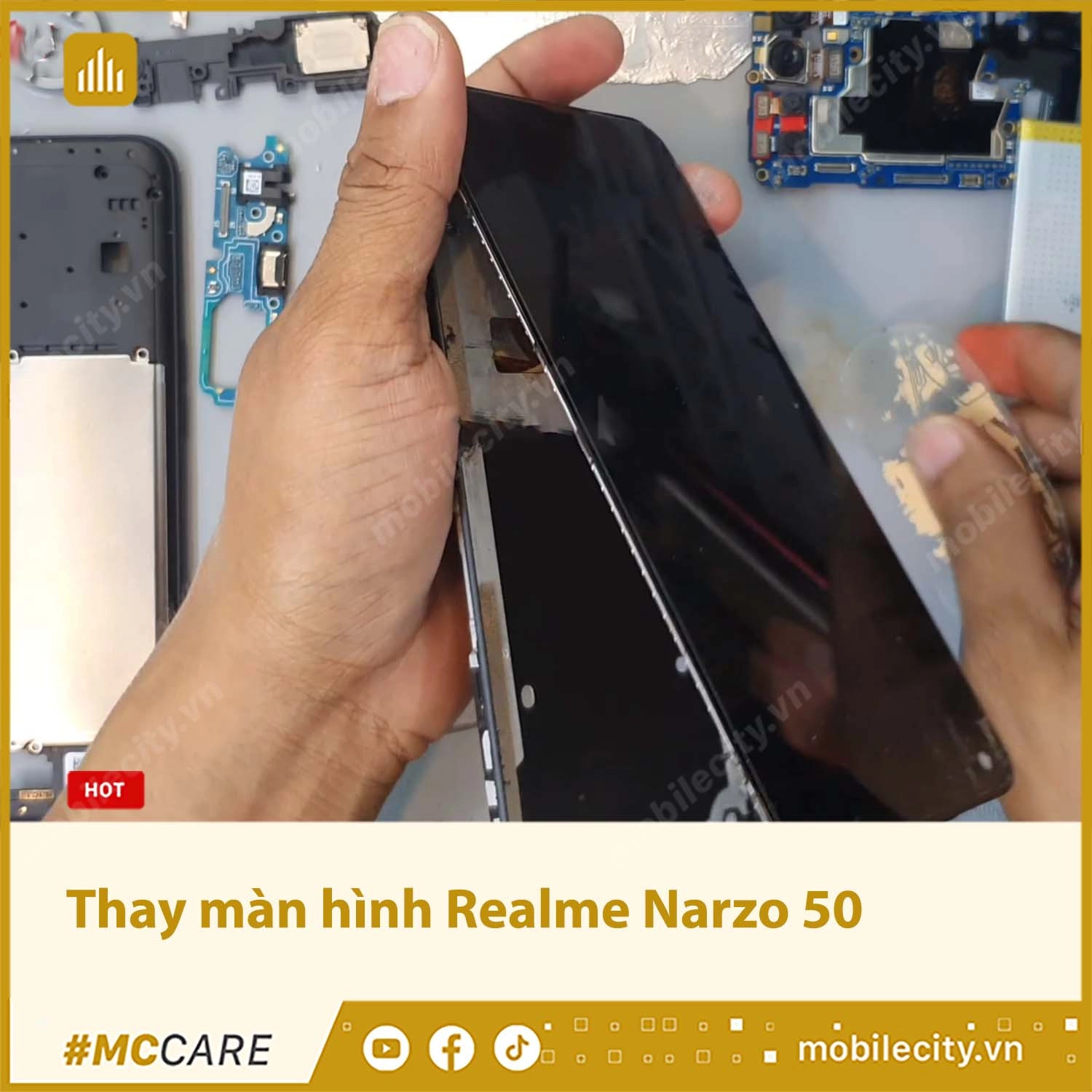 Thay màn hình Realme Narzo 50