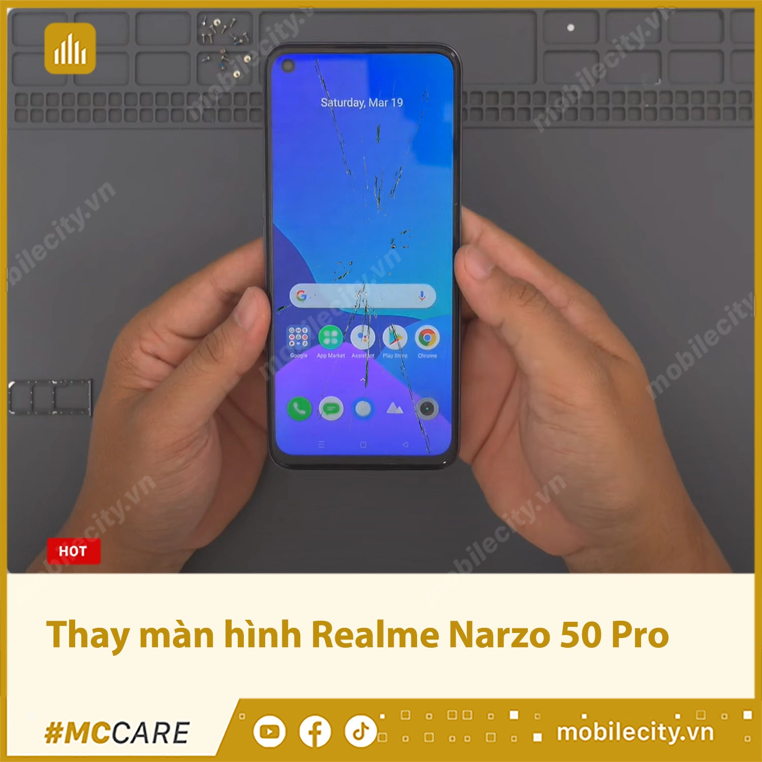 Thay màn hình Realme Narzo 50 Pro