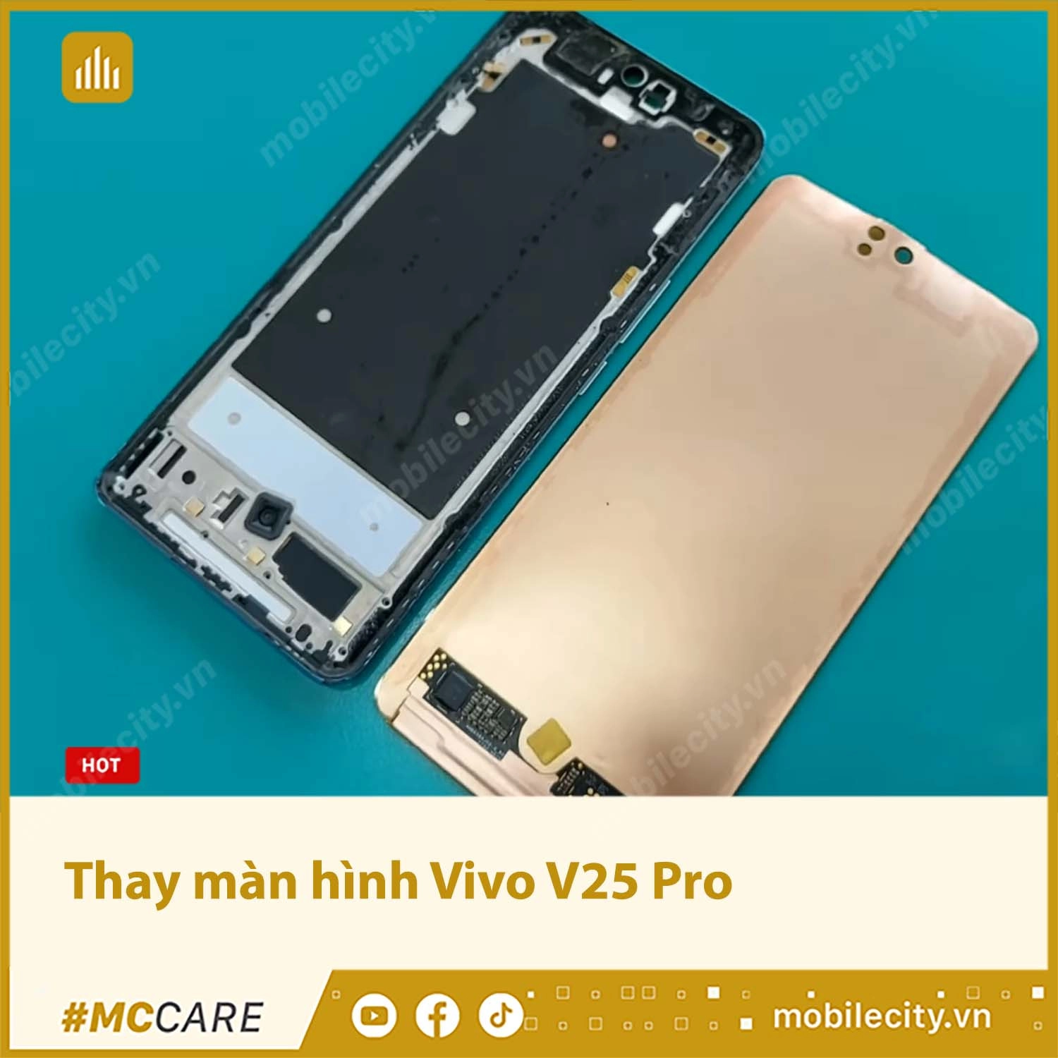 Thay màn hình Vivo V25 Pro