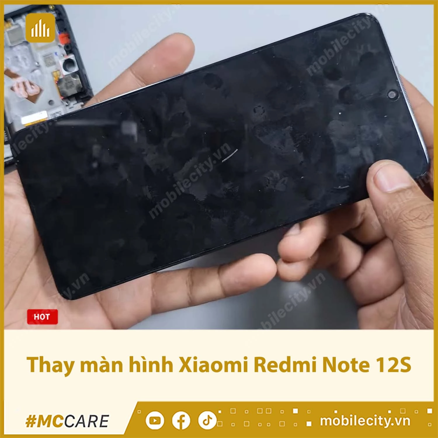 Thay màn hình Xiaomi Redmi Note 12S