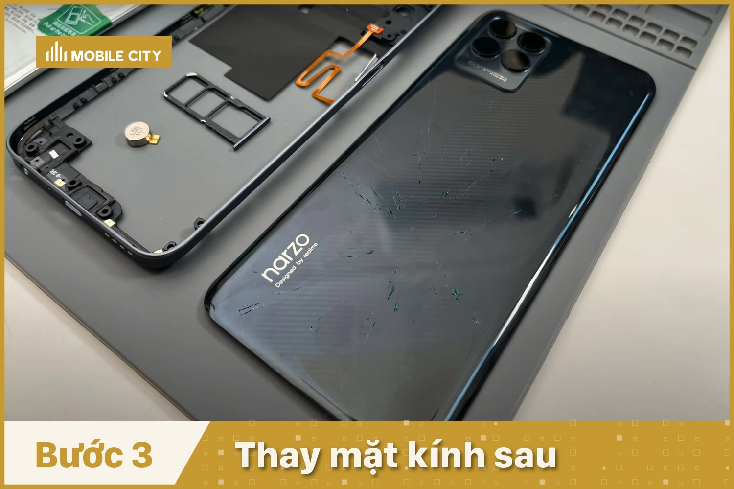 Thay mặt kính sau