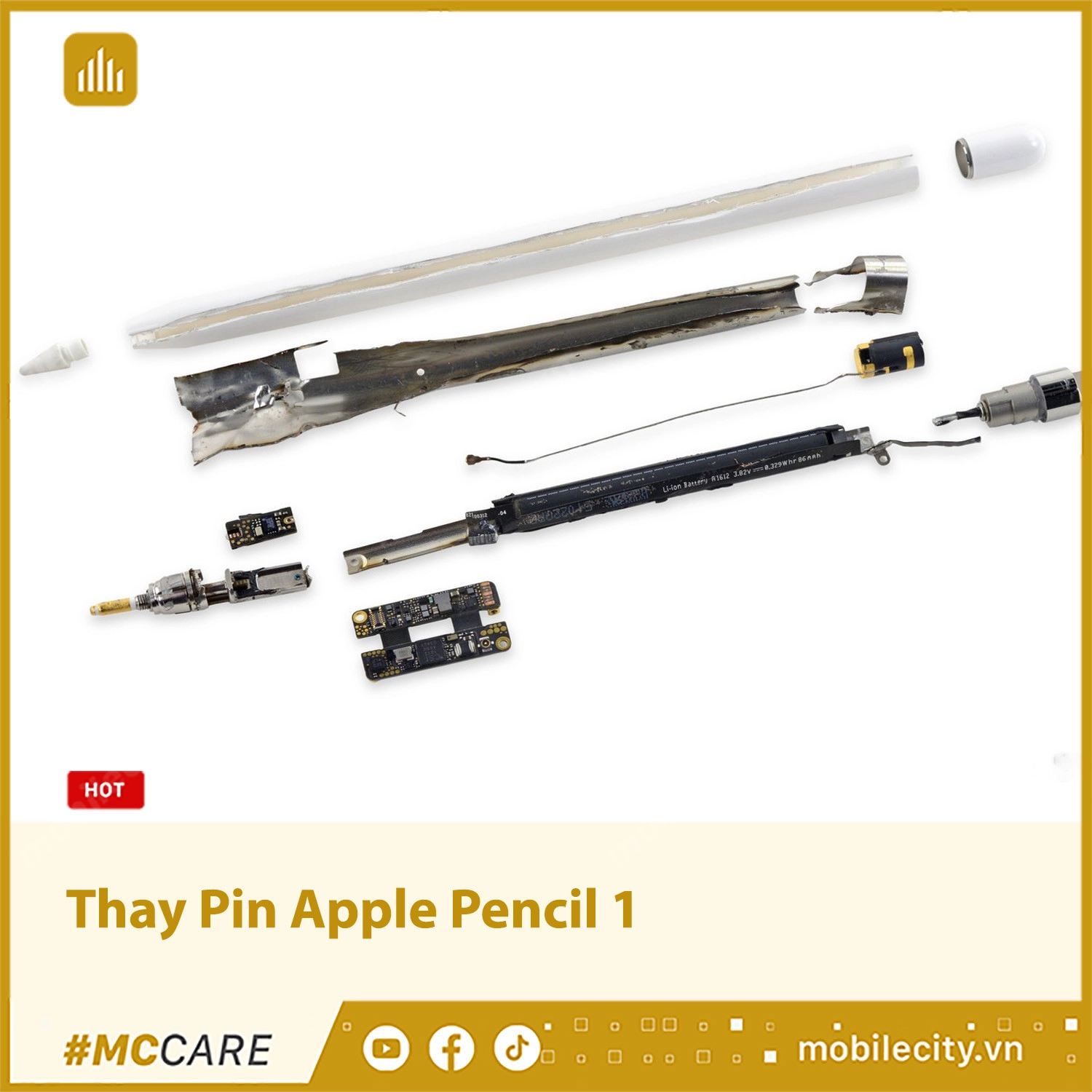 Thay Pin Apple Pencil 1