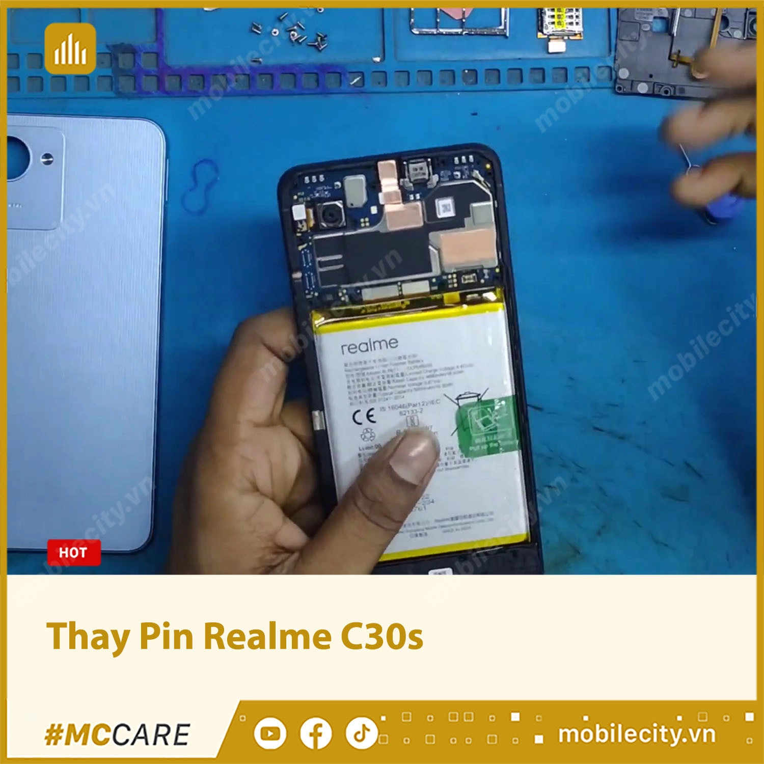 Thay Pin Realme C30s