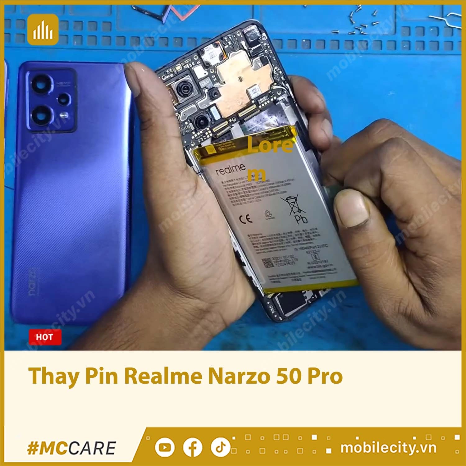 Thay Pin Realme Narzo 50 Pro