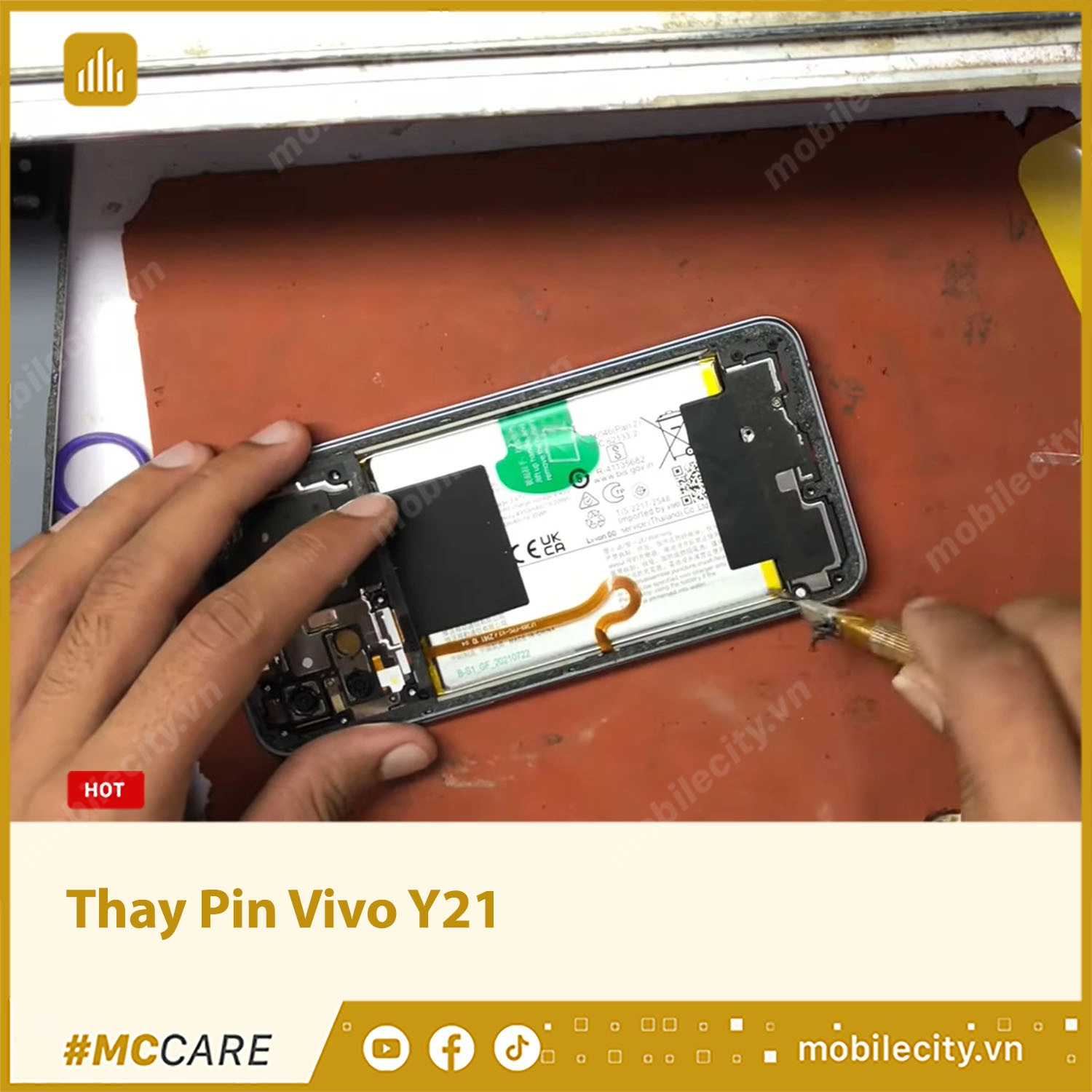 Thay Pin Vivo Y21