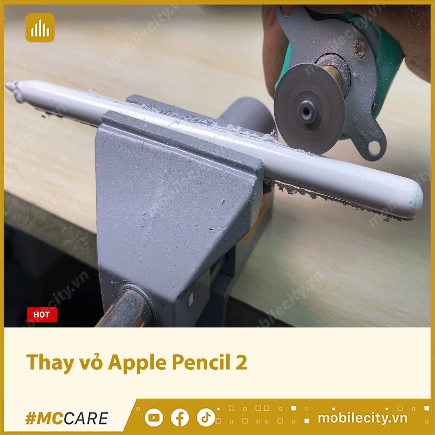 Thay vỏ Apple Pencil 2