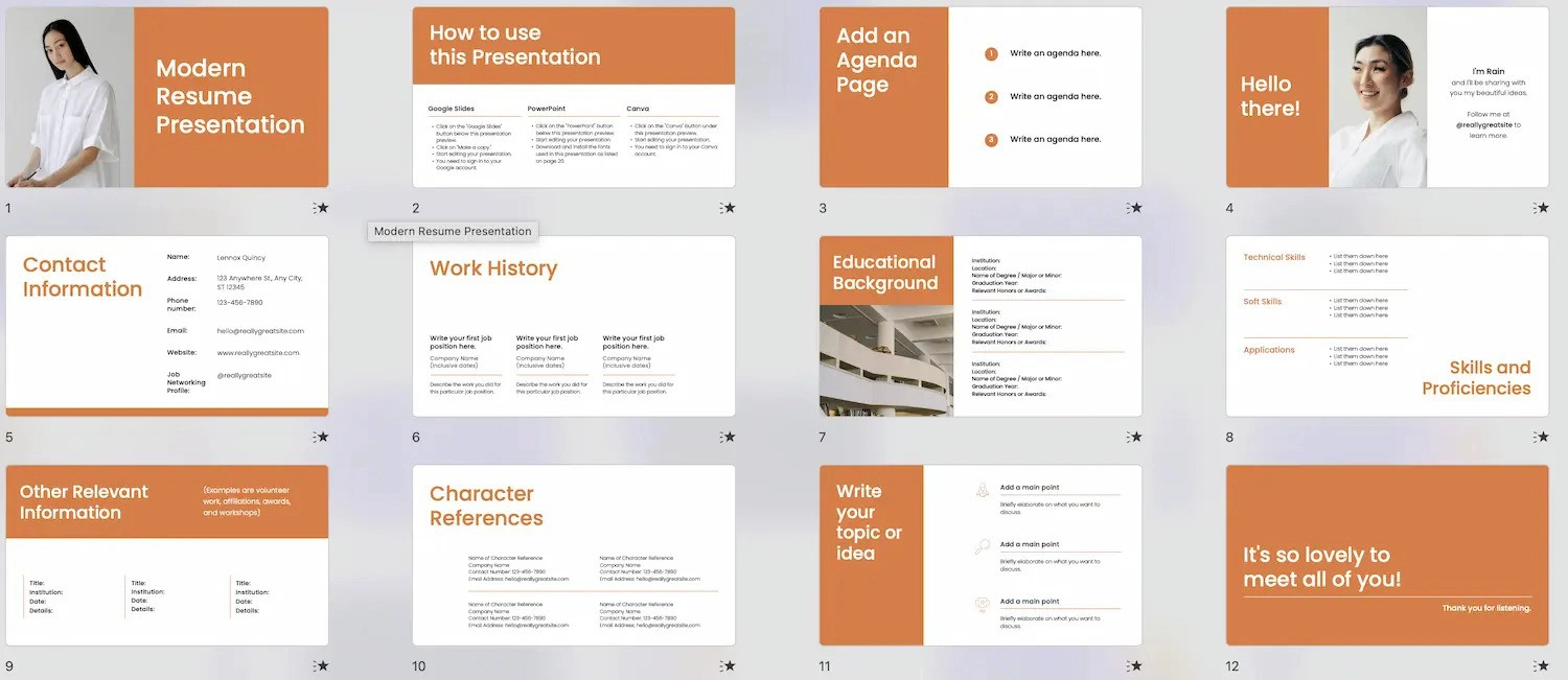 Mẫu slide PowerPoint đẹp mắt theo đòi phong thái hiện tại đại