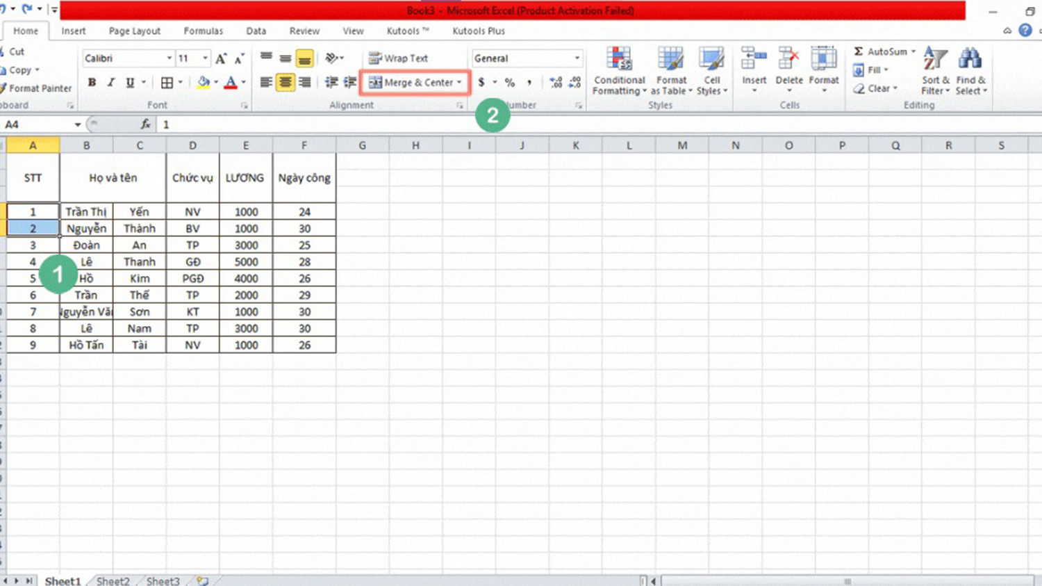 cach-tao-bang-trong-excel-chon-merge-and-center