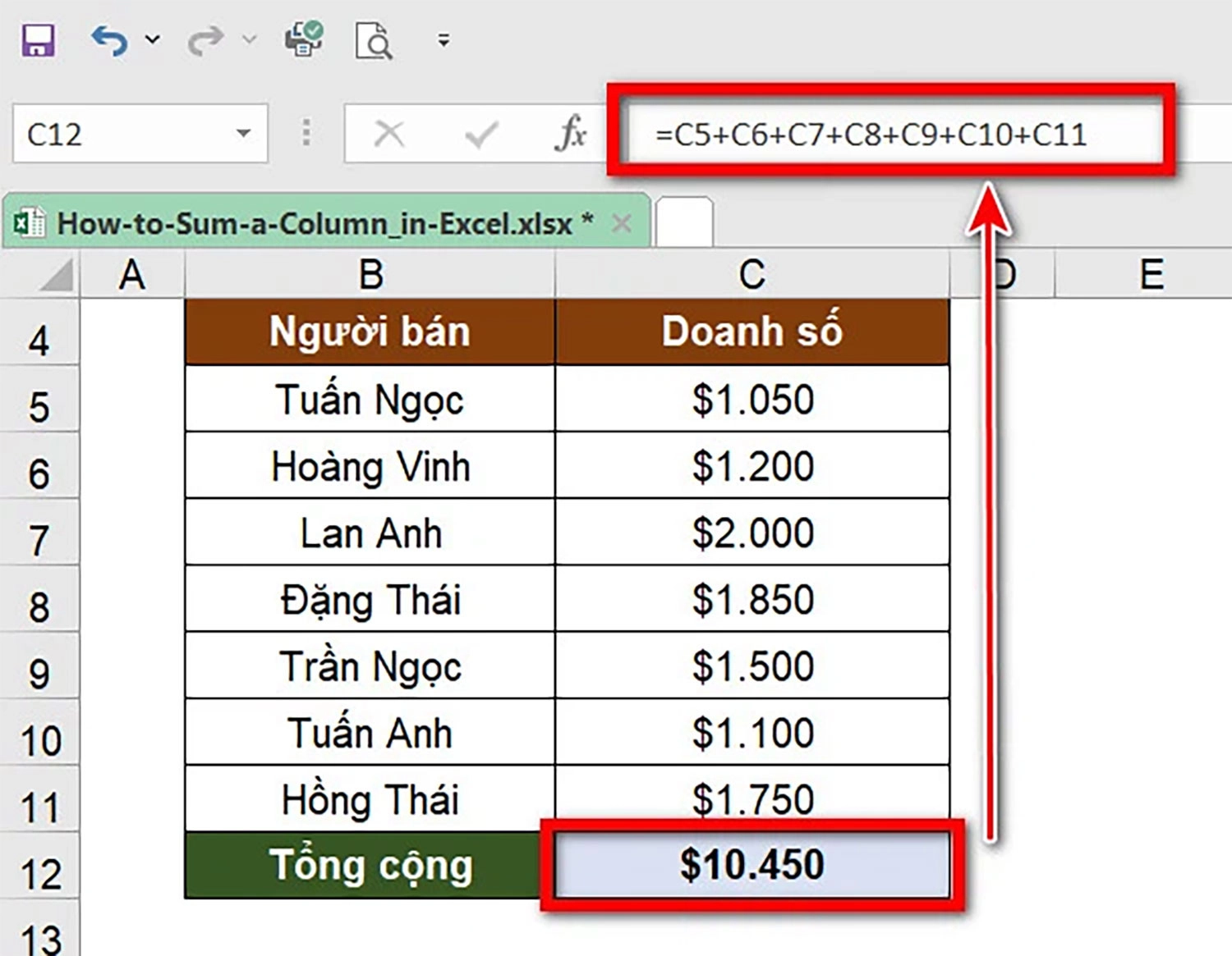 cach-tinh-tong-trong-excel-1